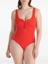 Tribune square-neck swimsuit